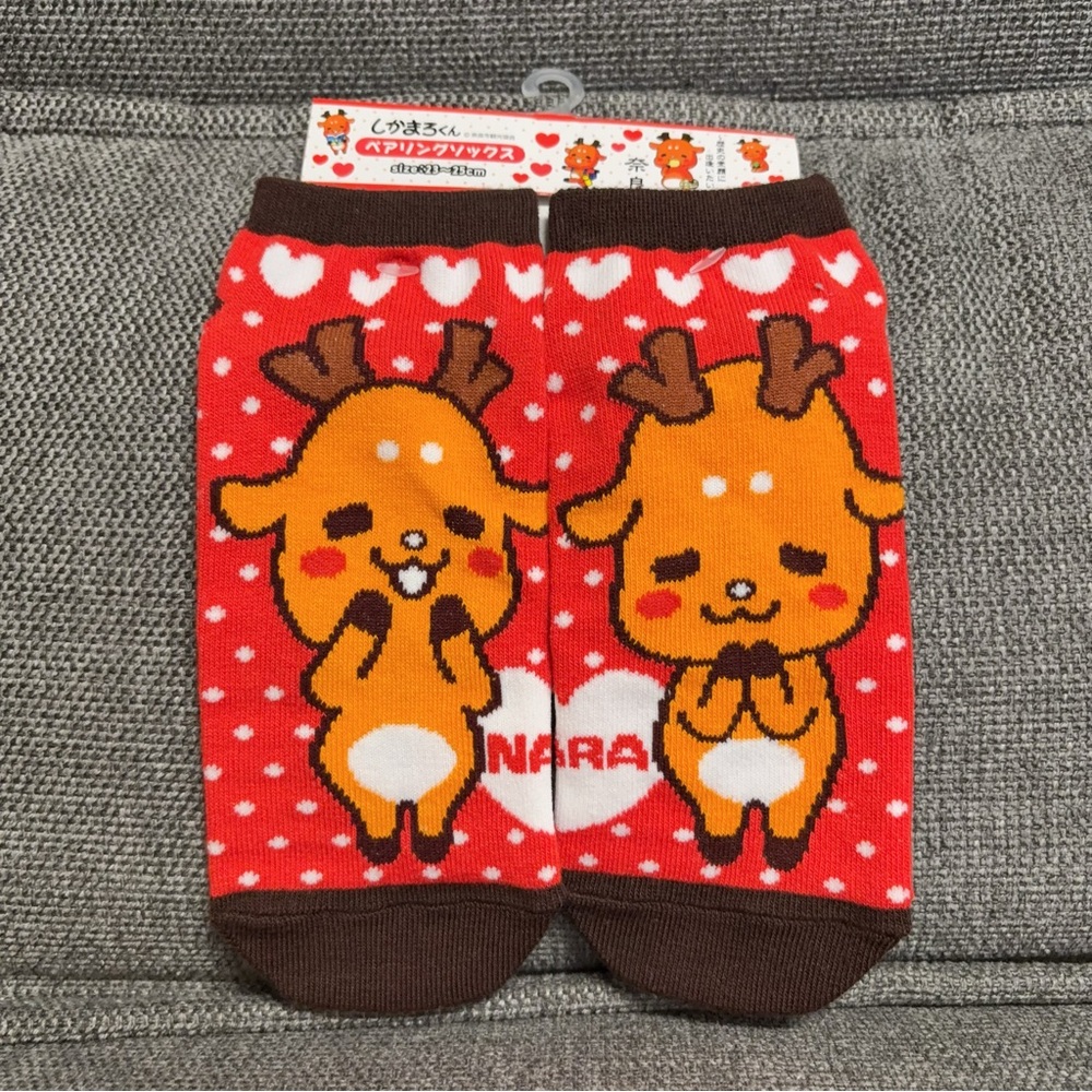[New] Japan Nara Reindeer Socks Cute Socks Shikamalukun 奈良 奈良鹿
